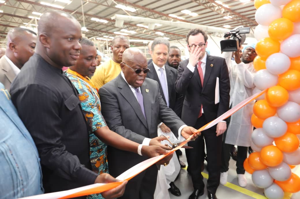 President Commissions Expanded Gb Tomato Tin Factory Ghana News Agency