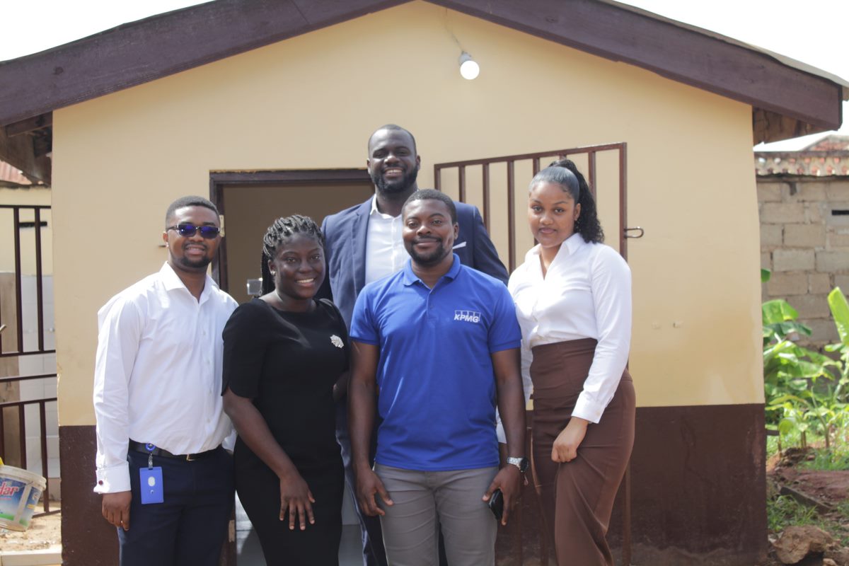 KPMG renovates washrooms for Abelenkpe Community Basic School | Ghana ...