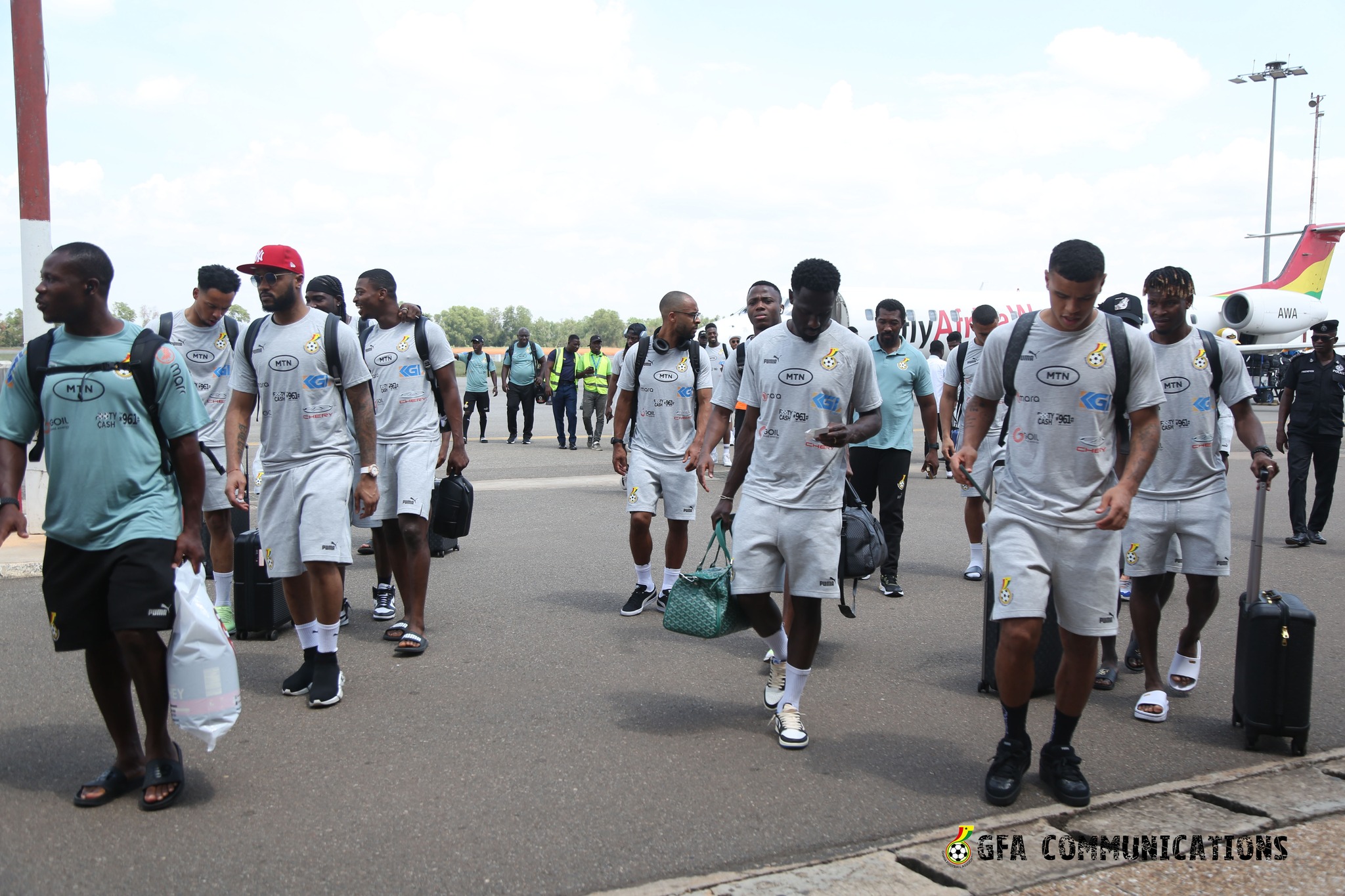 2023 AFCON Qualifier 25 Black Stars Players Report For Angola Clash