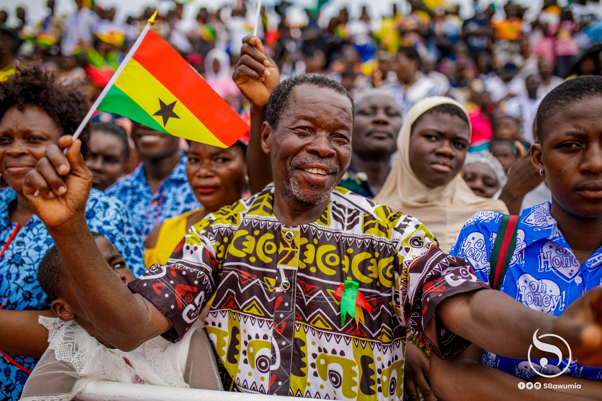 66th Independence Anniversary: Spectacular display of Ghana flags ...