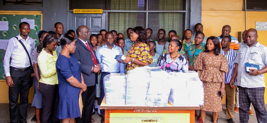 TDC donates books to junior and senior high schools in Tema | Ghana ...