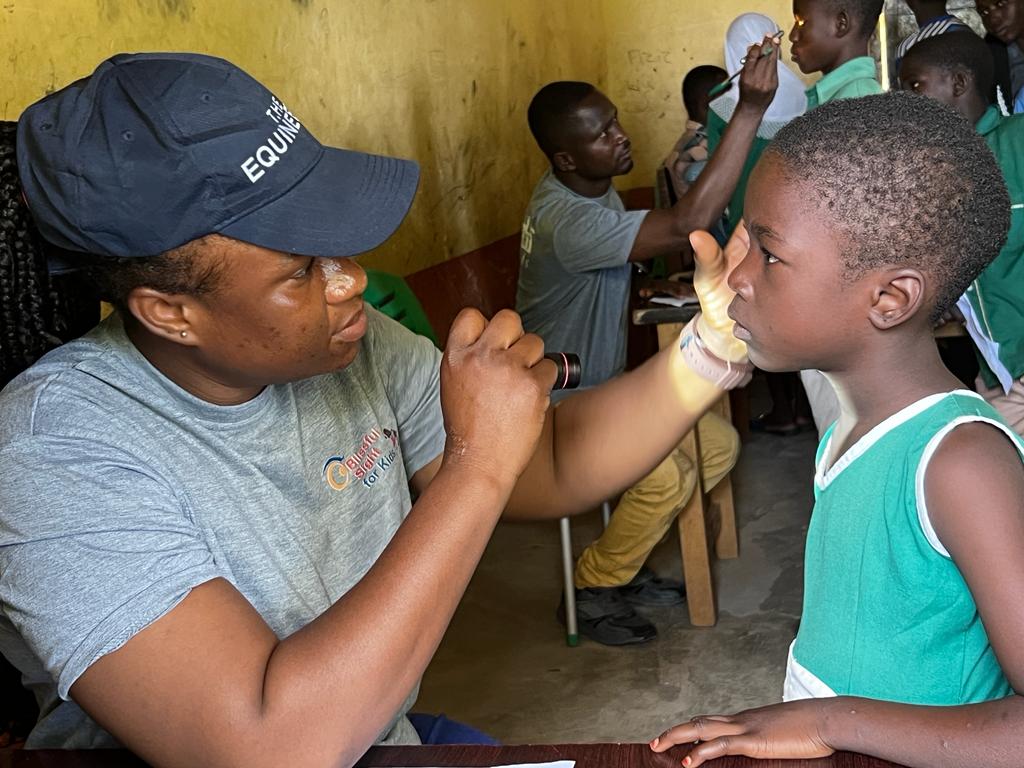 Parents elated over free eye screening for their children | Ghana News ...