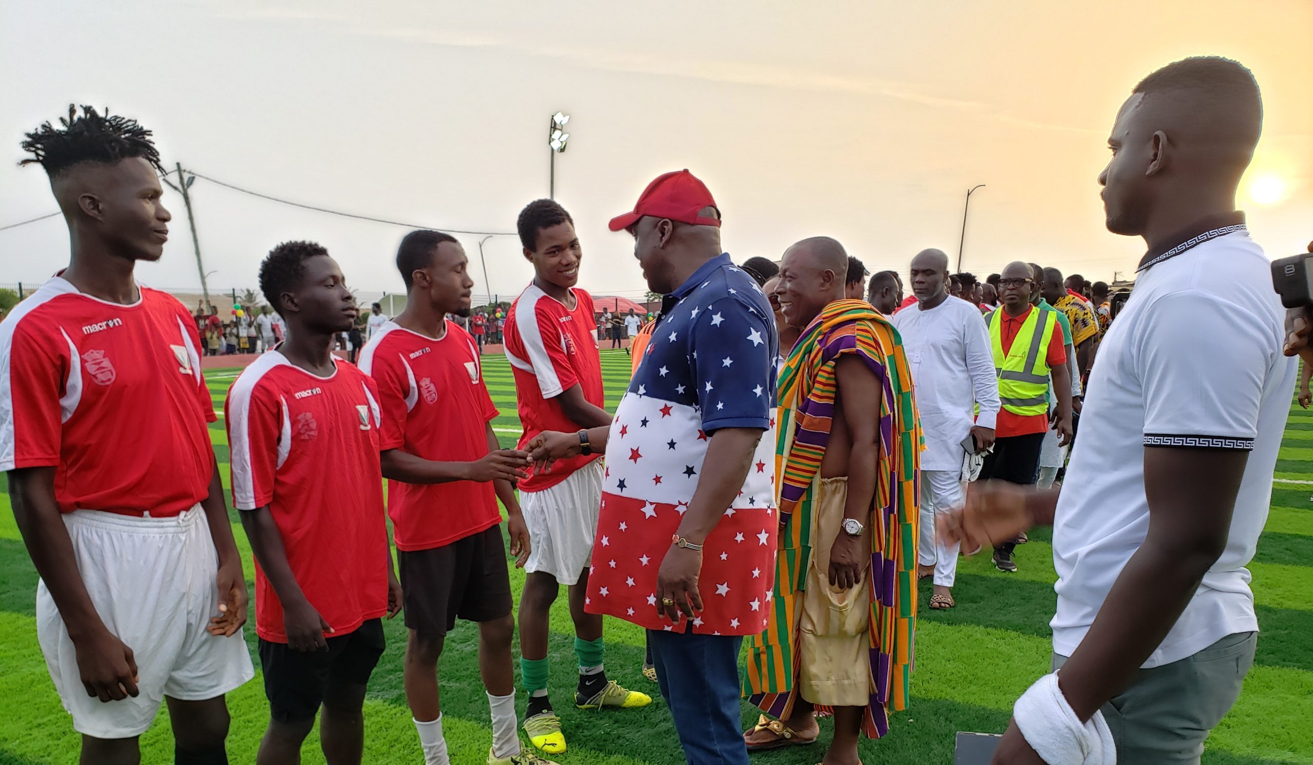 MP commissions astroturf field for Sakumono Village | Ghana News Agency