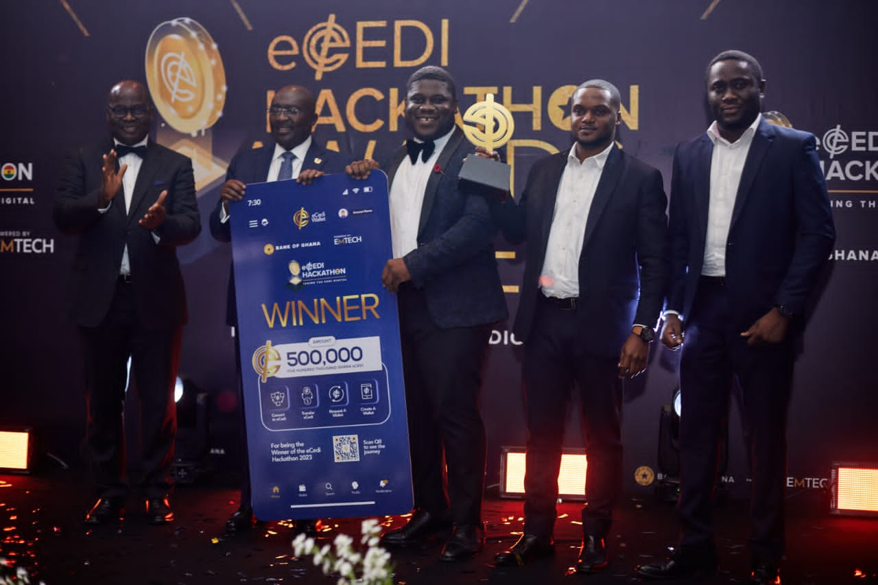 Bank Of Ghana Rewards Winners Of ECedi Hackathon | Ghana News Agency