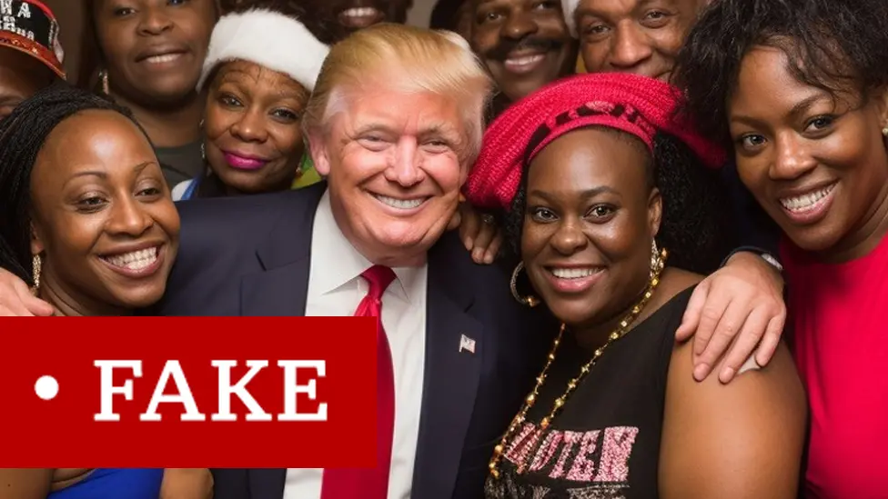 Trump supporters target black voters with faked AI images | Ghana News ...