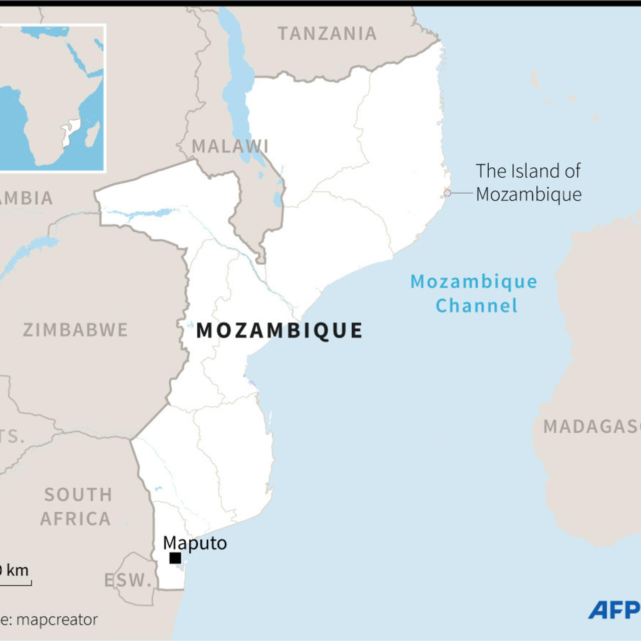 More Than 90 People Killed As Boat Sinks Off Mozambique Coast 