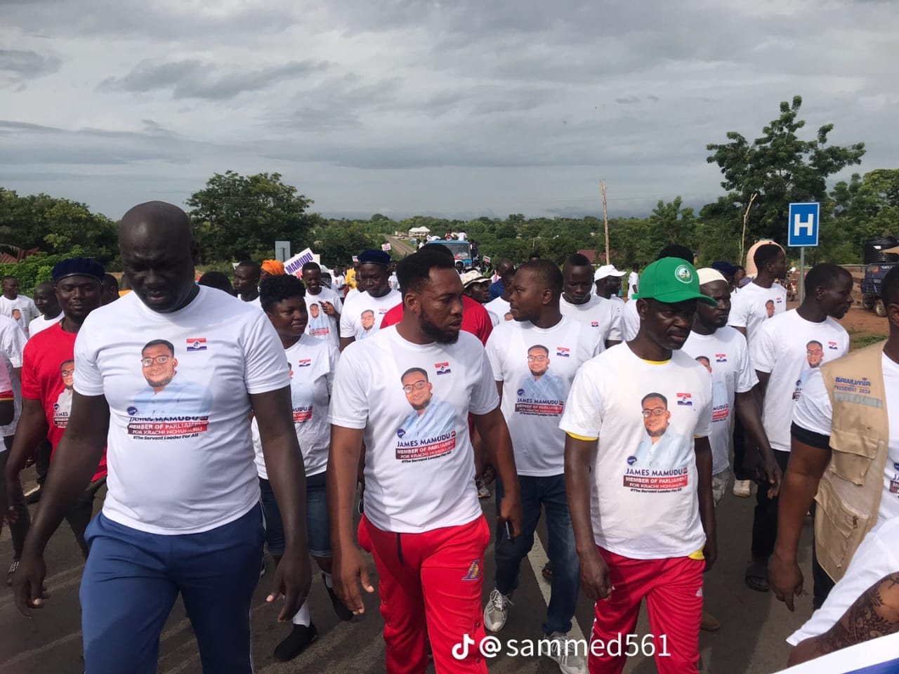 Thousands join health walk with Krachi Nchumuru NPP parliamentary ...