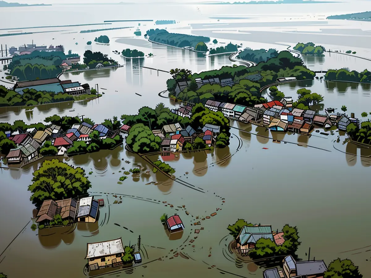 Bangladesh flooding leaves nearly 3 million people stranded, two dead ...