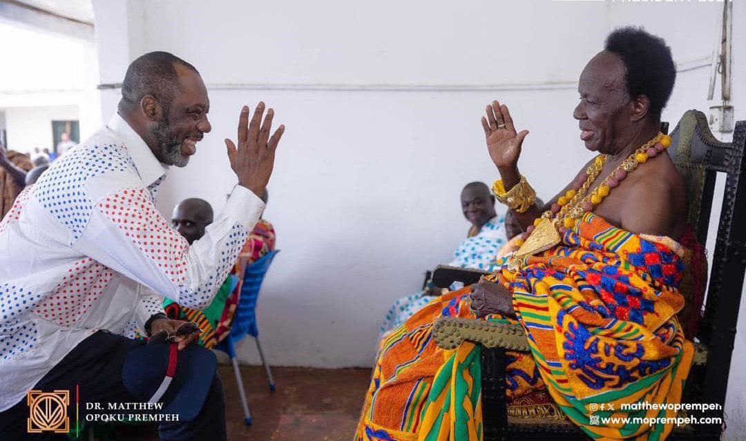 NPP VicePresidential Candidate pays courtesy call on traditional