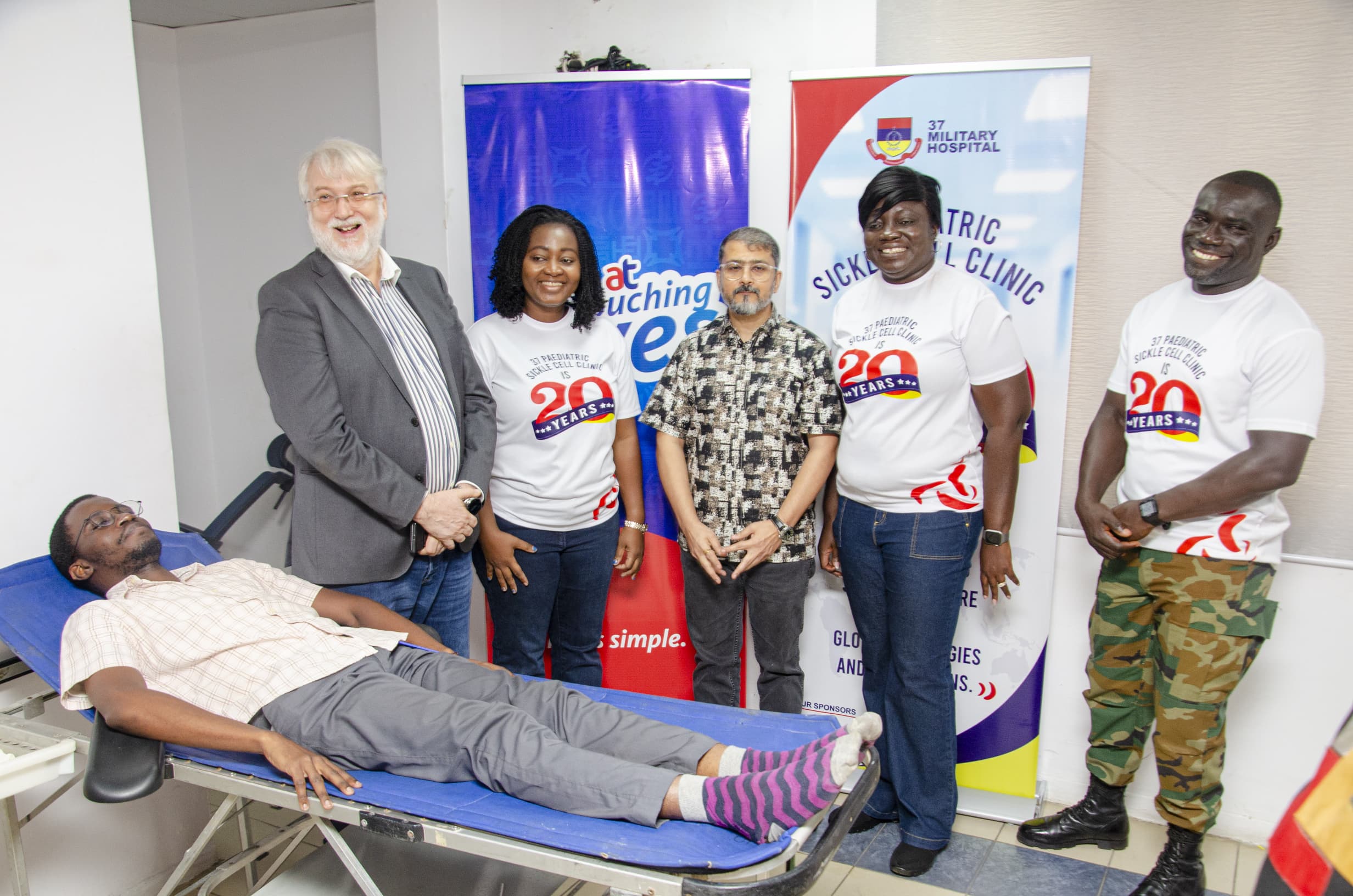 AT Ghana staff donates blood to 37 Military Hospital