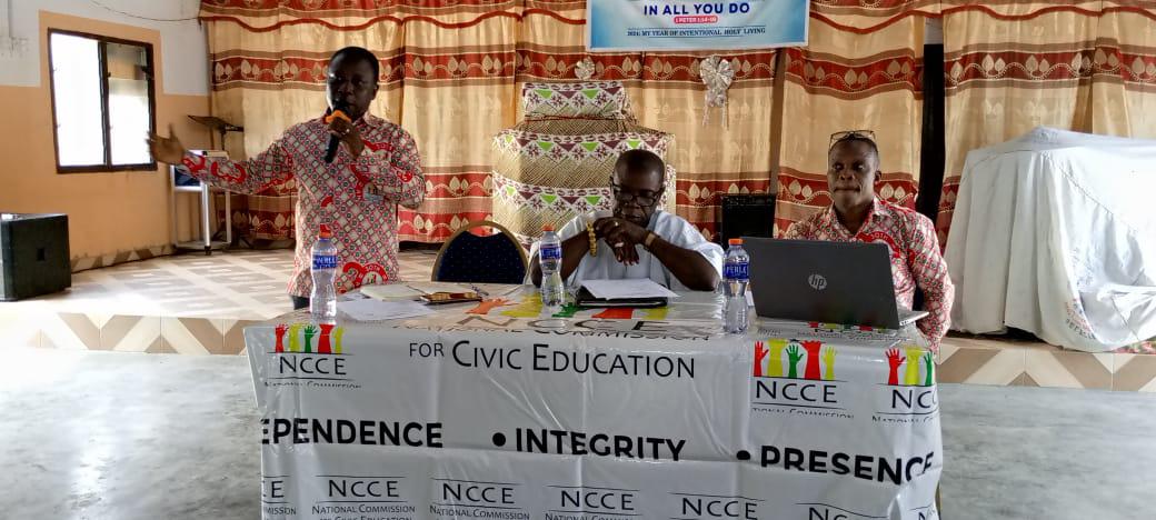 South Dayi NCCE holds Inter-Party Dialogue Committee meeting 