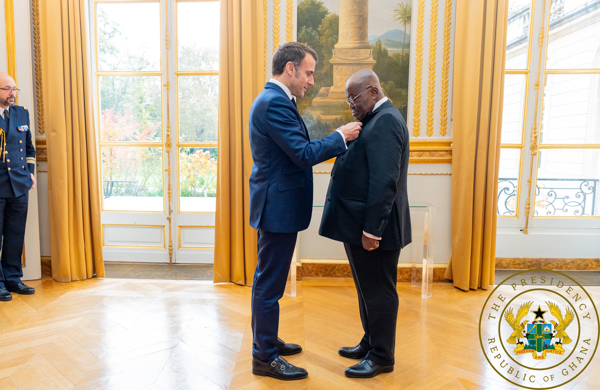 France confers on President Akufo-Addo highest state honour for advancing diplomacy