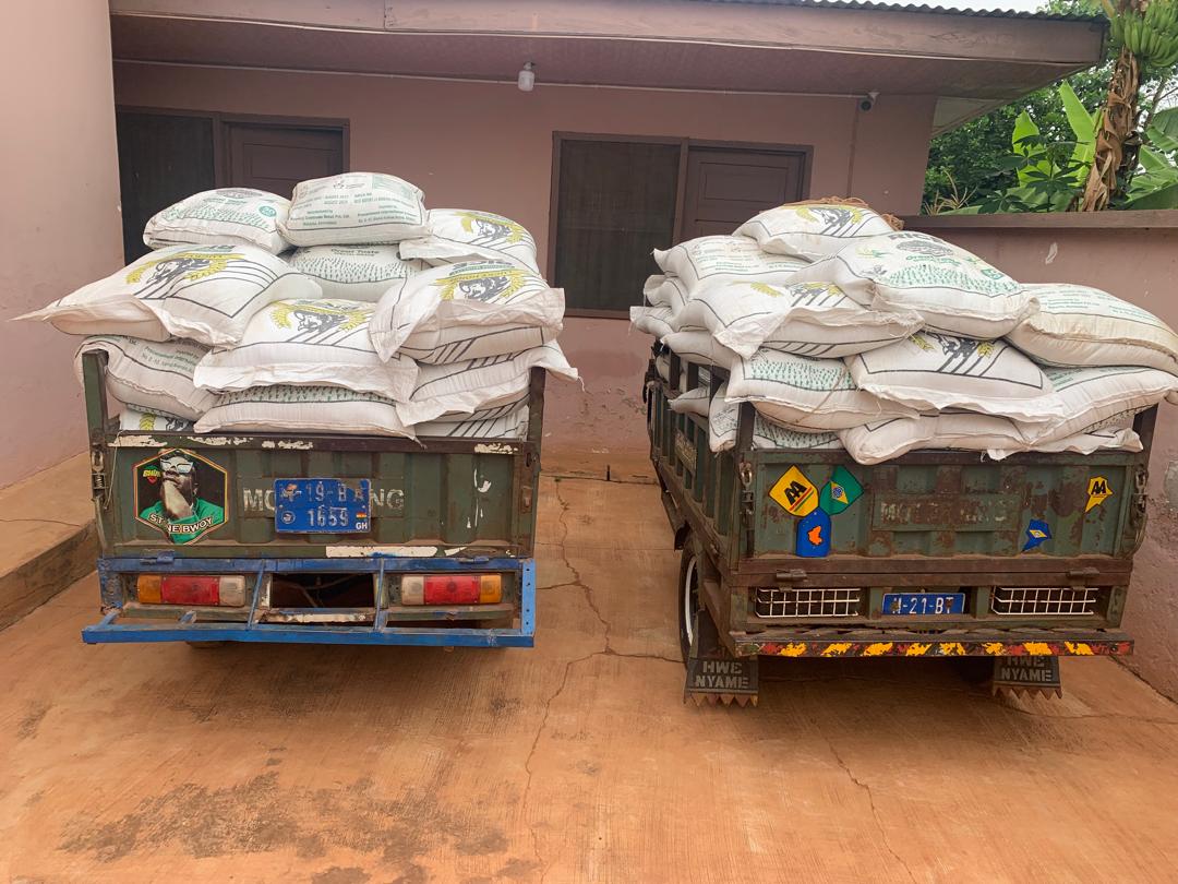 Shs Food Rice Bono East NIB seizes stolen SHS rice, arrests driver | Ghana News Agency