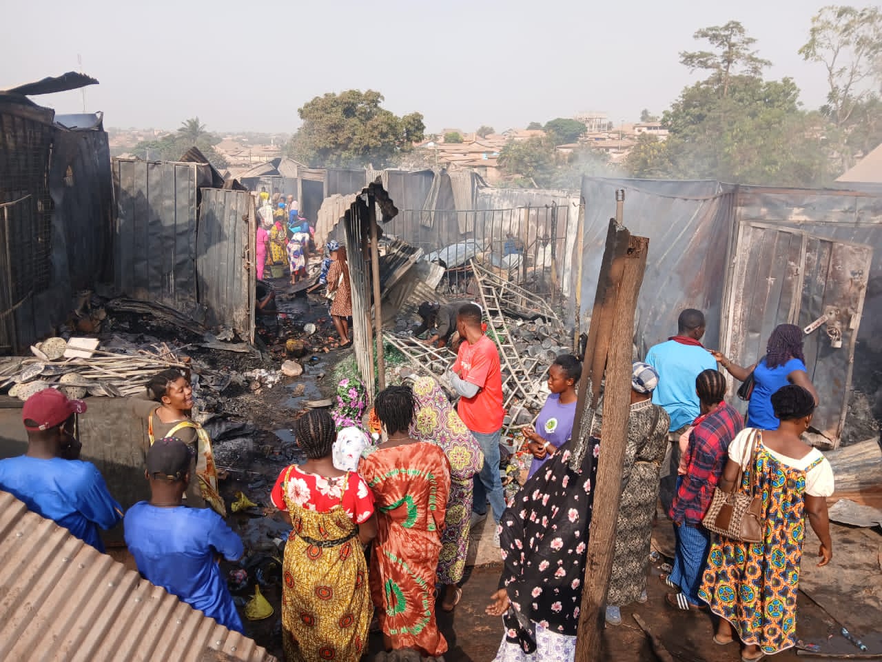 Techiman central market fire victims appeal for urgent support | Ghana ...