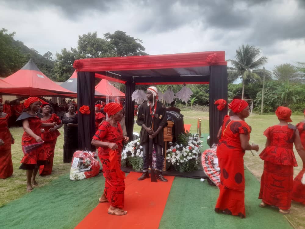Klefe Traditional Area bids farewell to late Togbe Saka Ghana News Agency