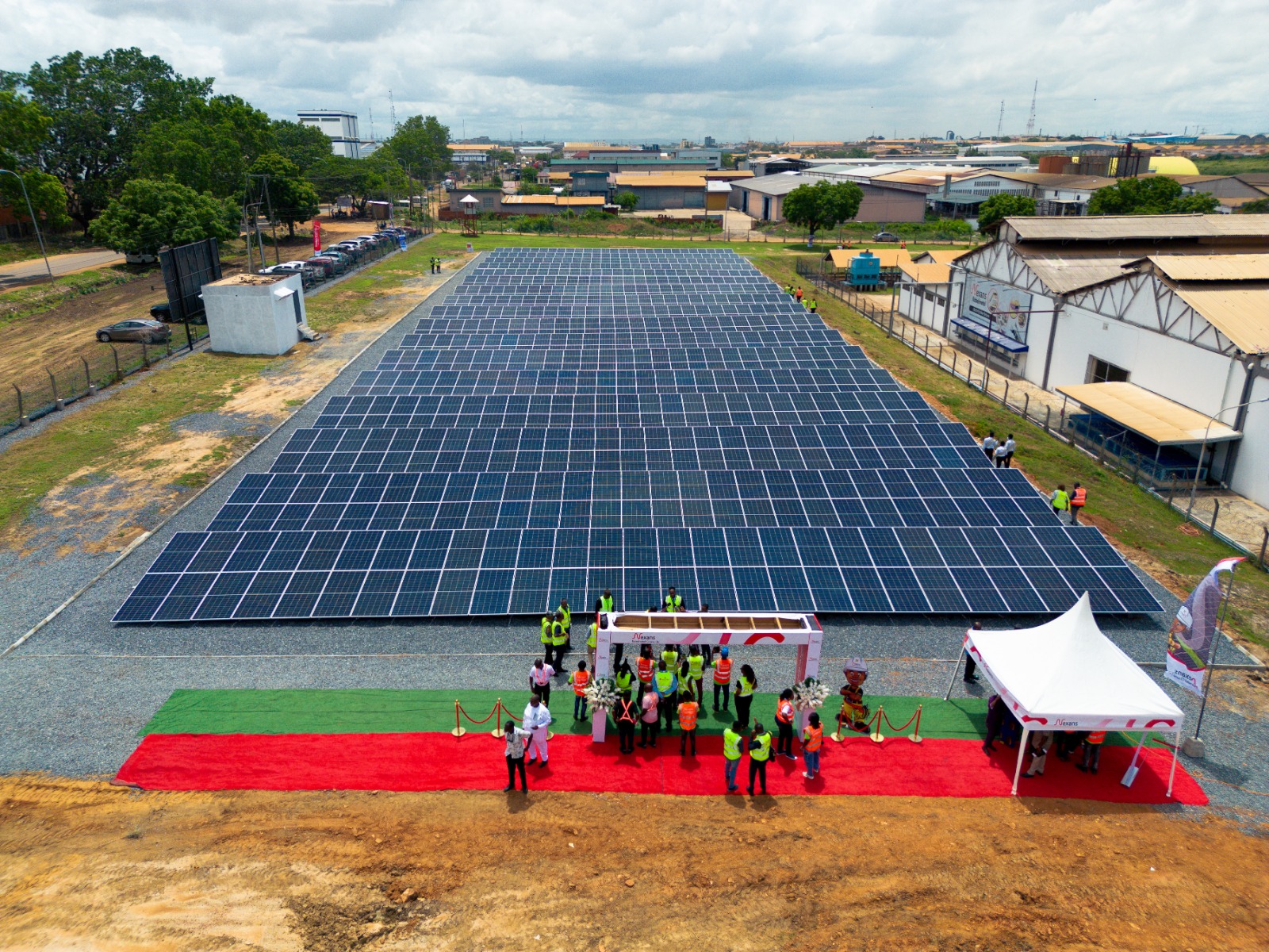 Nexans Kabelmetal Ghana inaugurates 532k grid-tied solar power system ...