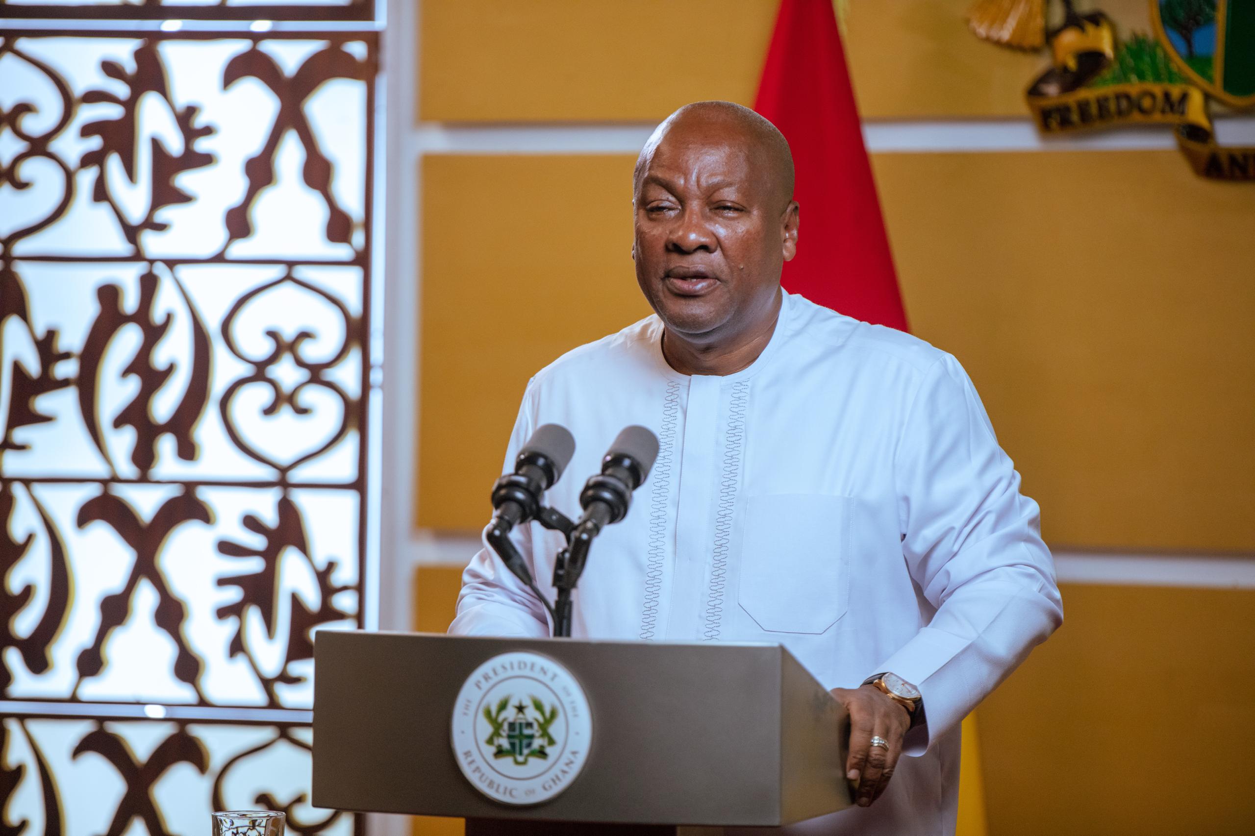 President Mahama expresses gratitude to God on first anniversary