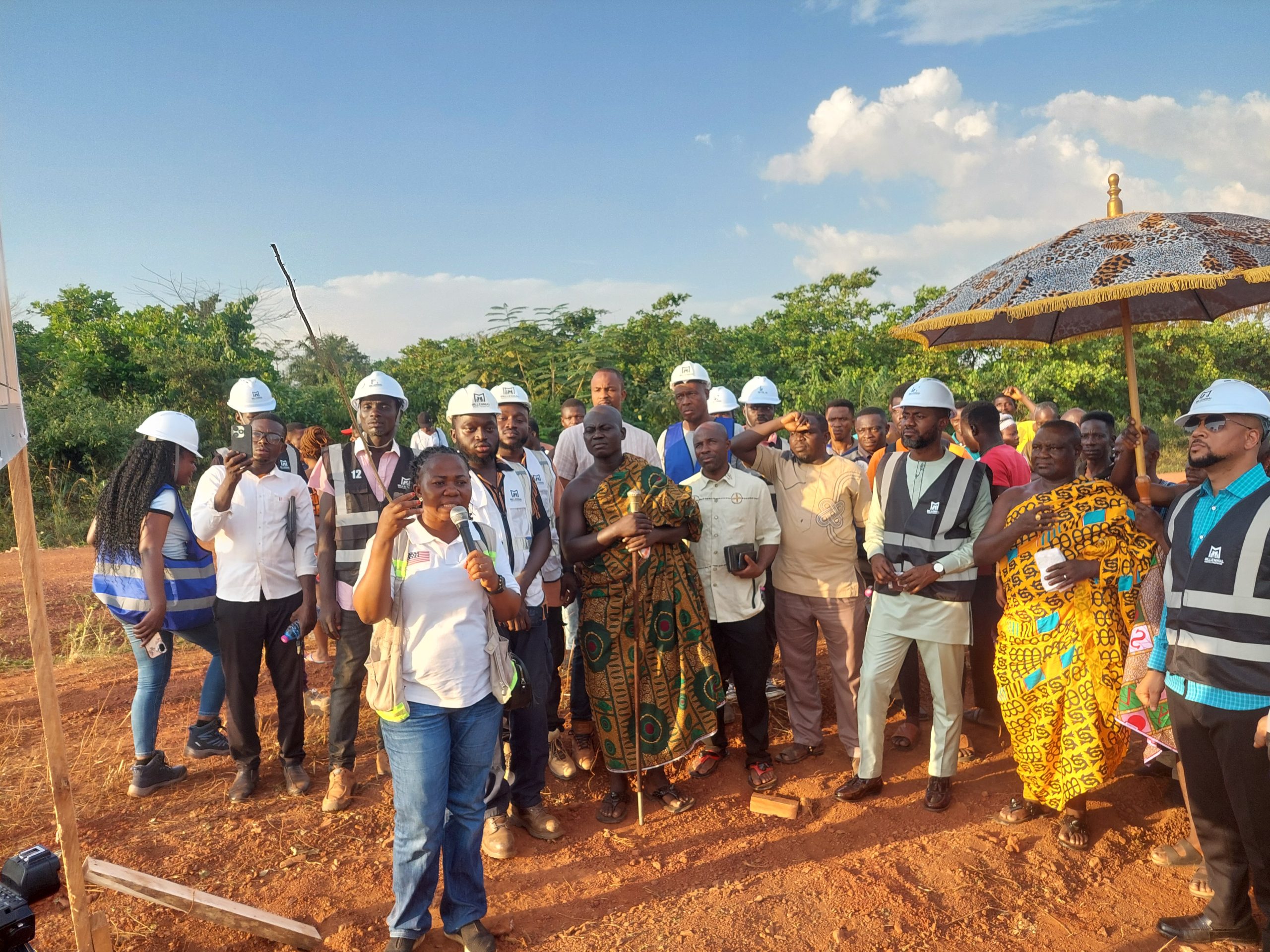 Sunyani MCE and MP break ground for development projects in three ...