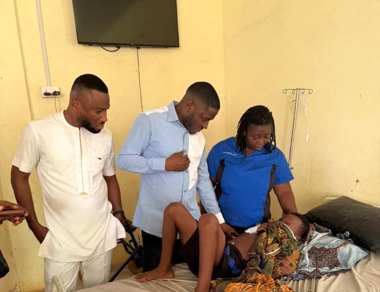 Agbana shares Christmas with patients, supports health care in Ketu North