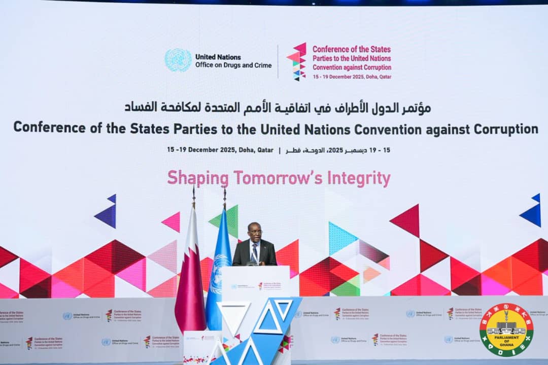 Ghana Shines at UN Anti-Corruption Summit: Speaker Bagbin leads global push for transparency 