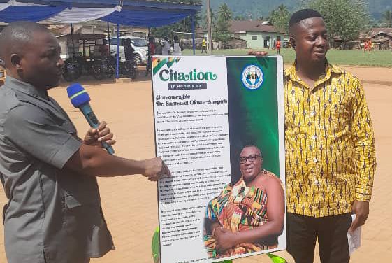Bosuso Youth Association honours Dr. Samuel Ofosu-Ampofo for community ...