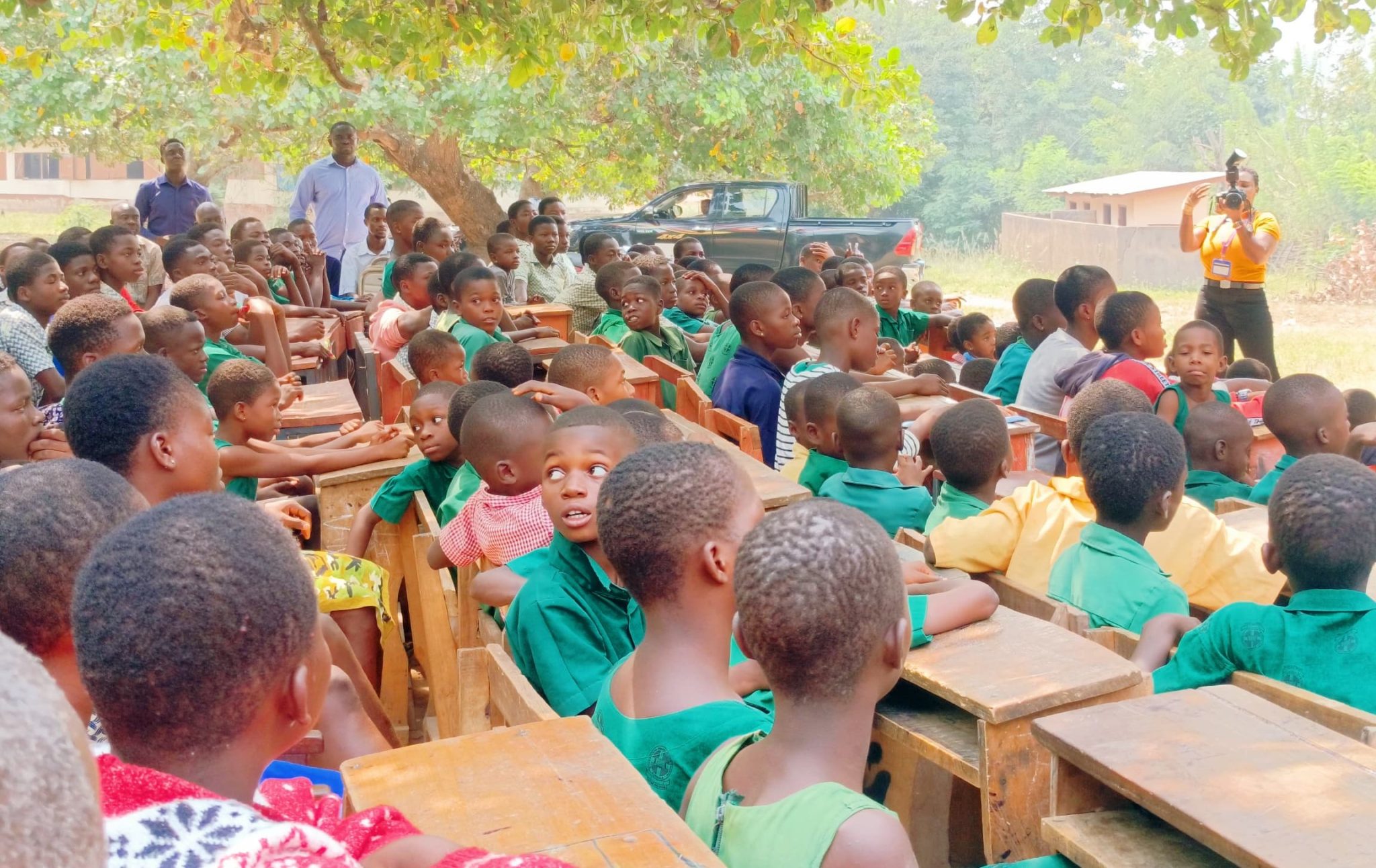 VRA donates waste containers to Biakoye District Assembly | Ghana News ...