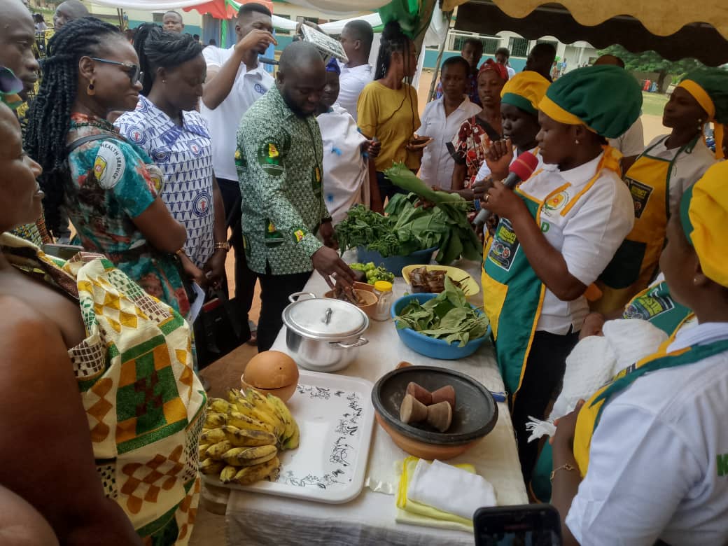 Health Directorate organises food demonstration to promote locally prepared diets