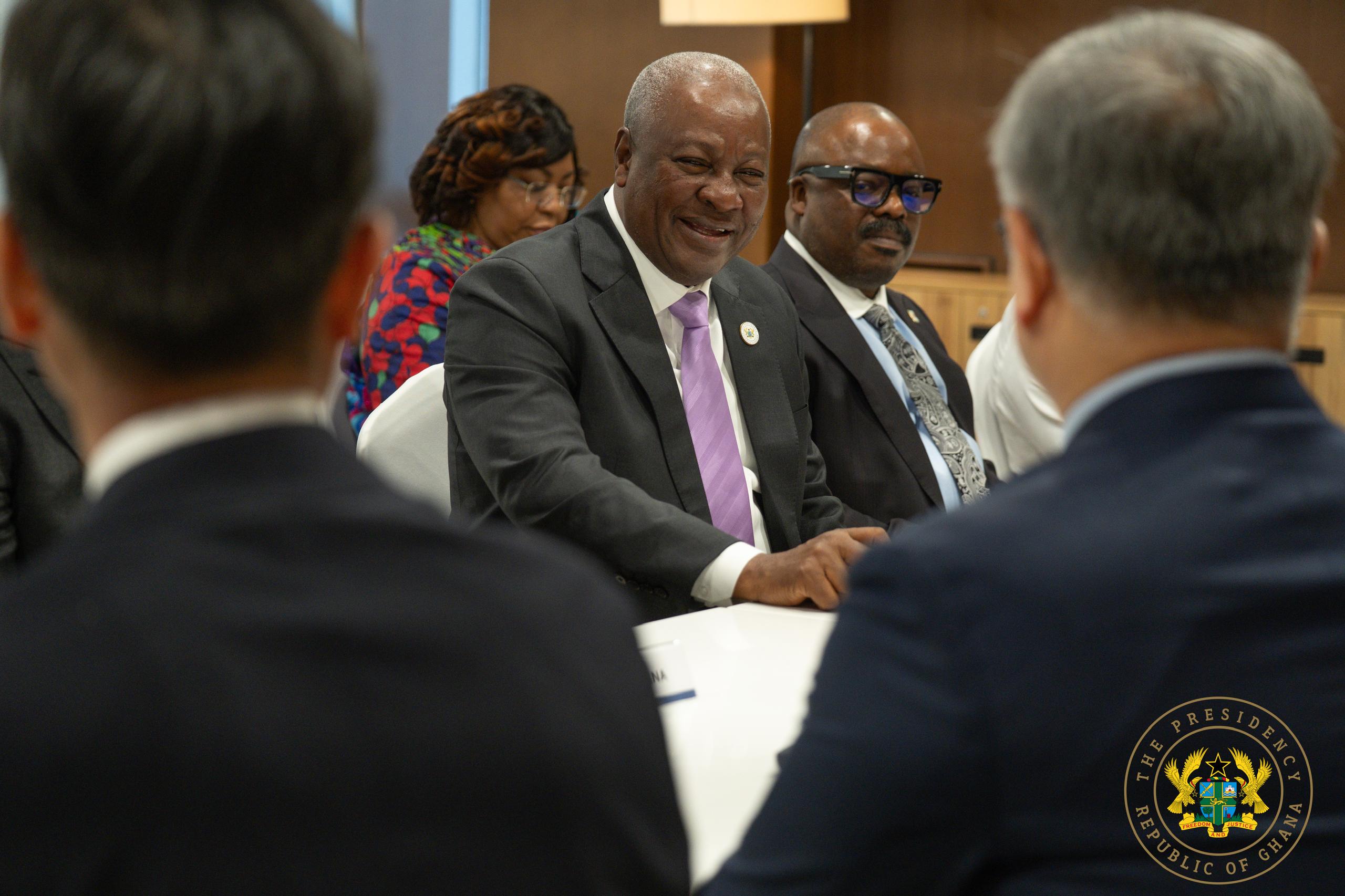 President Mahama holds bilateral meeting with Speaker of Korean Parliament