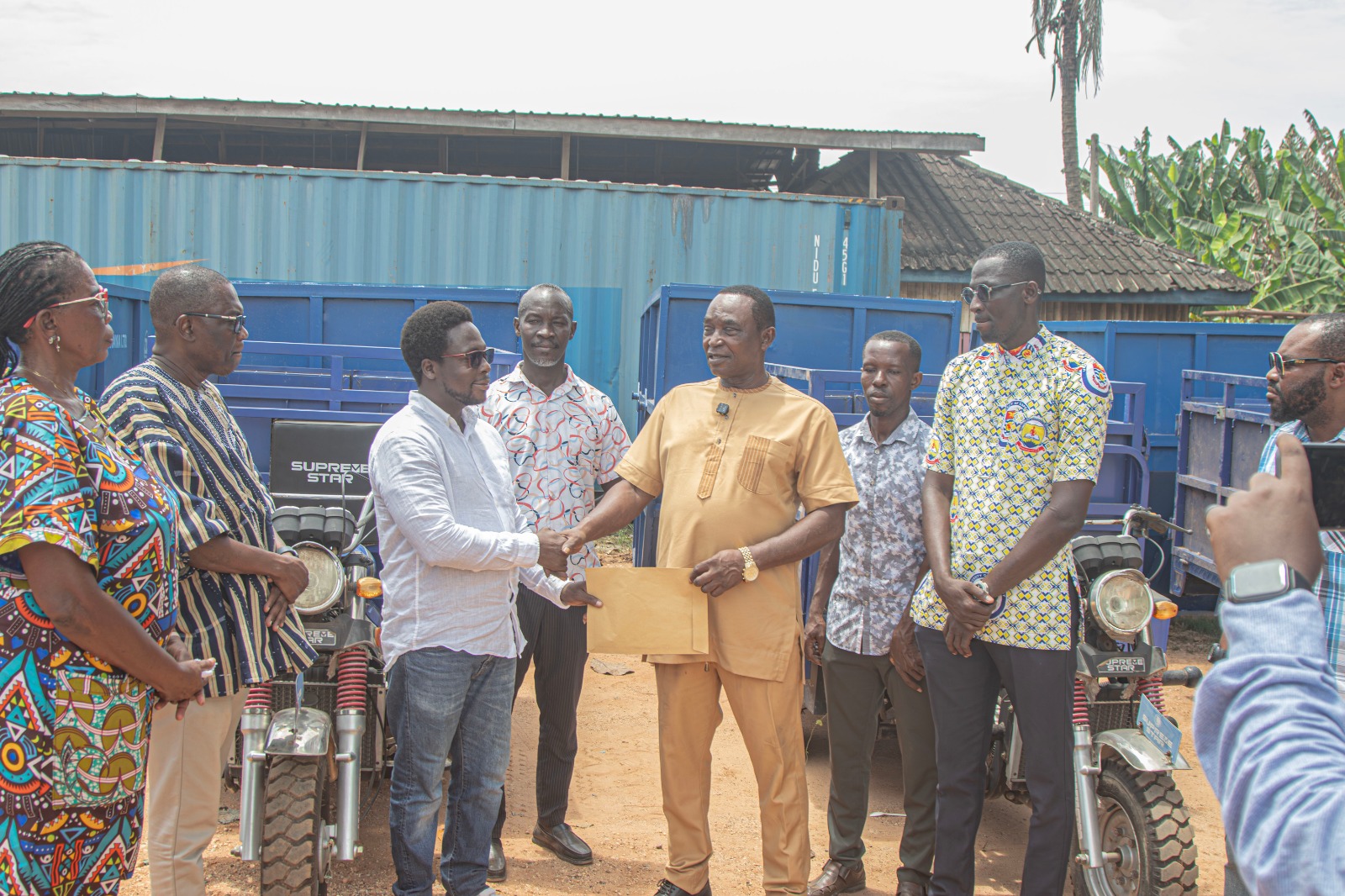 STMA procures tricycles, waste containers to handle waste | Ghana News ...