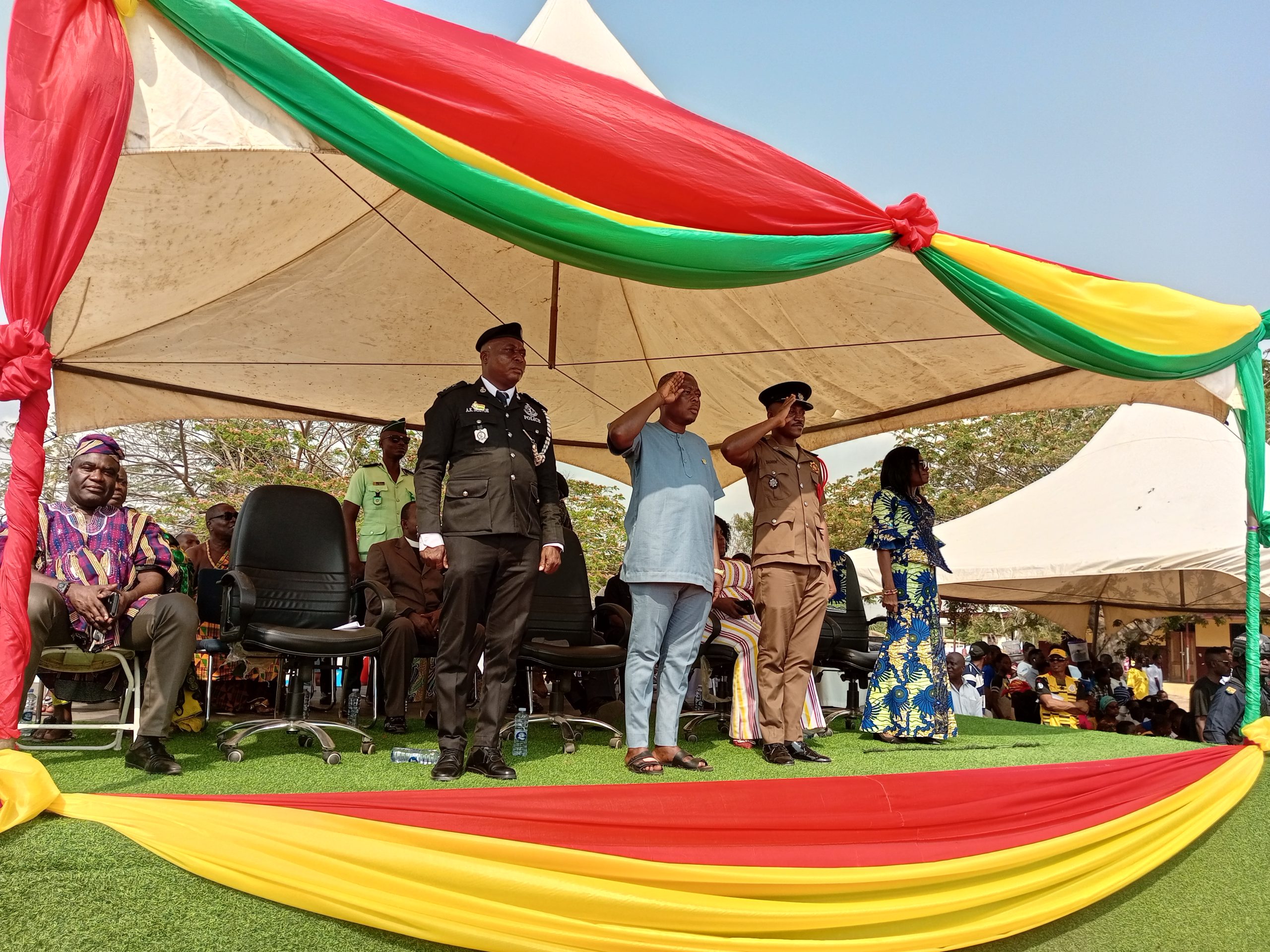 NiPDA holds parade to mark 69th Independence Day | Ghana News Agency