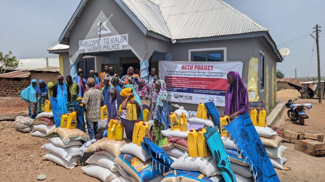 CLIP, partners support 70 displaced households with relief items