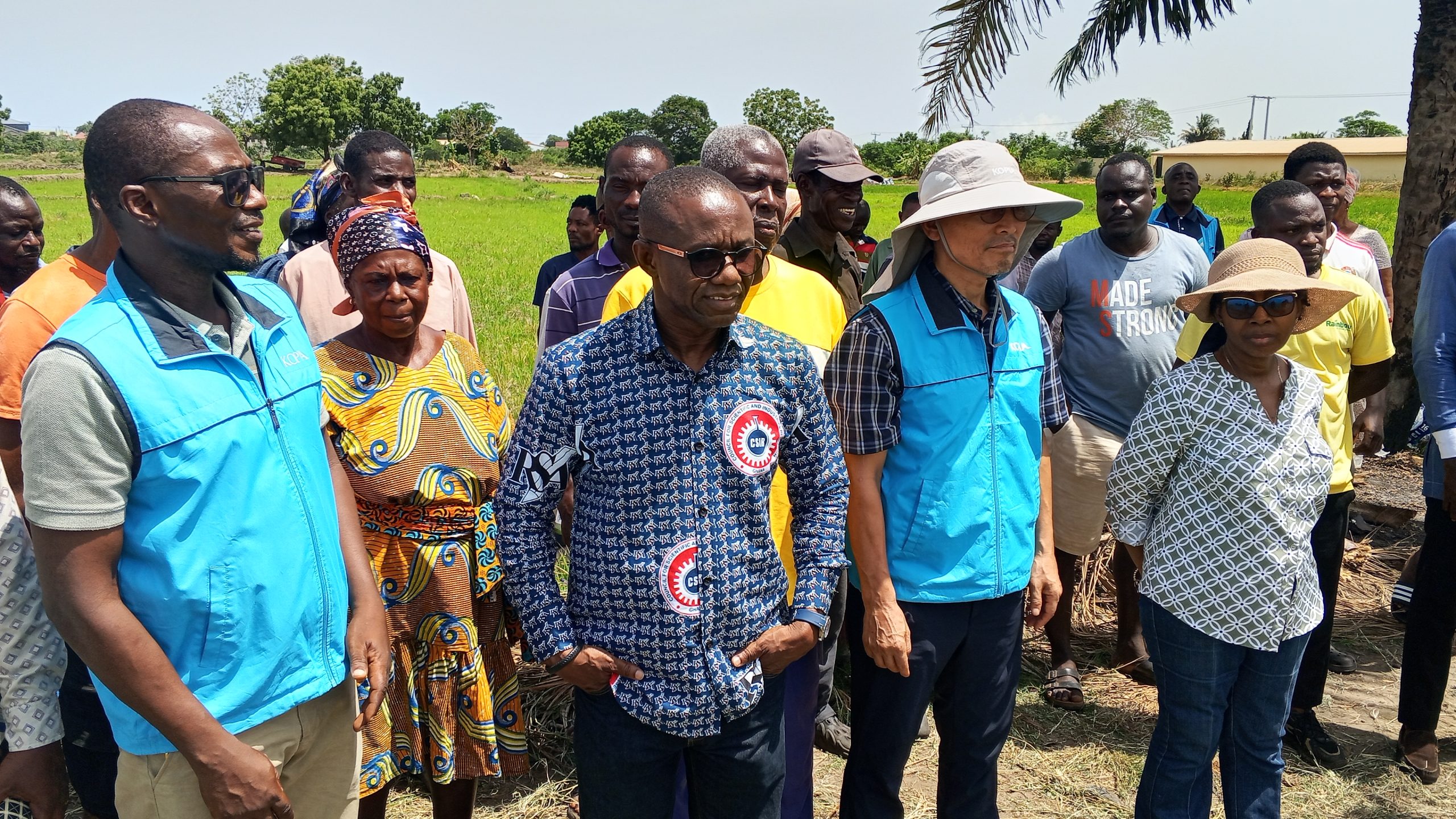KOPIA, CSIR-CRI train Dawhenya farmers on modern weed management 