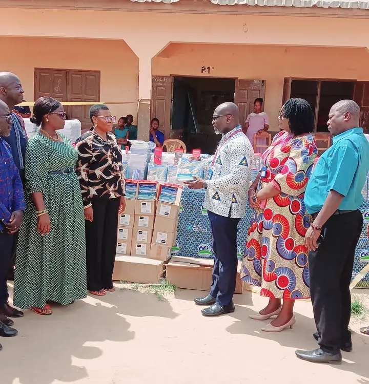 VRA donates 6,000 exercise books, 500 Mathematical sets to South Tongu schools 