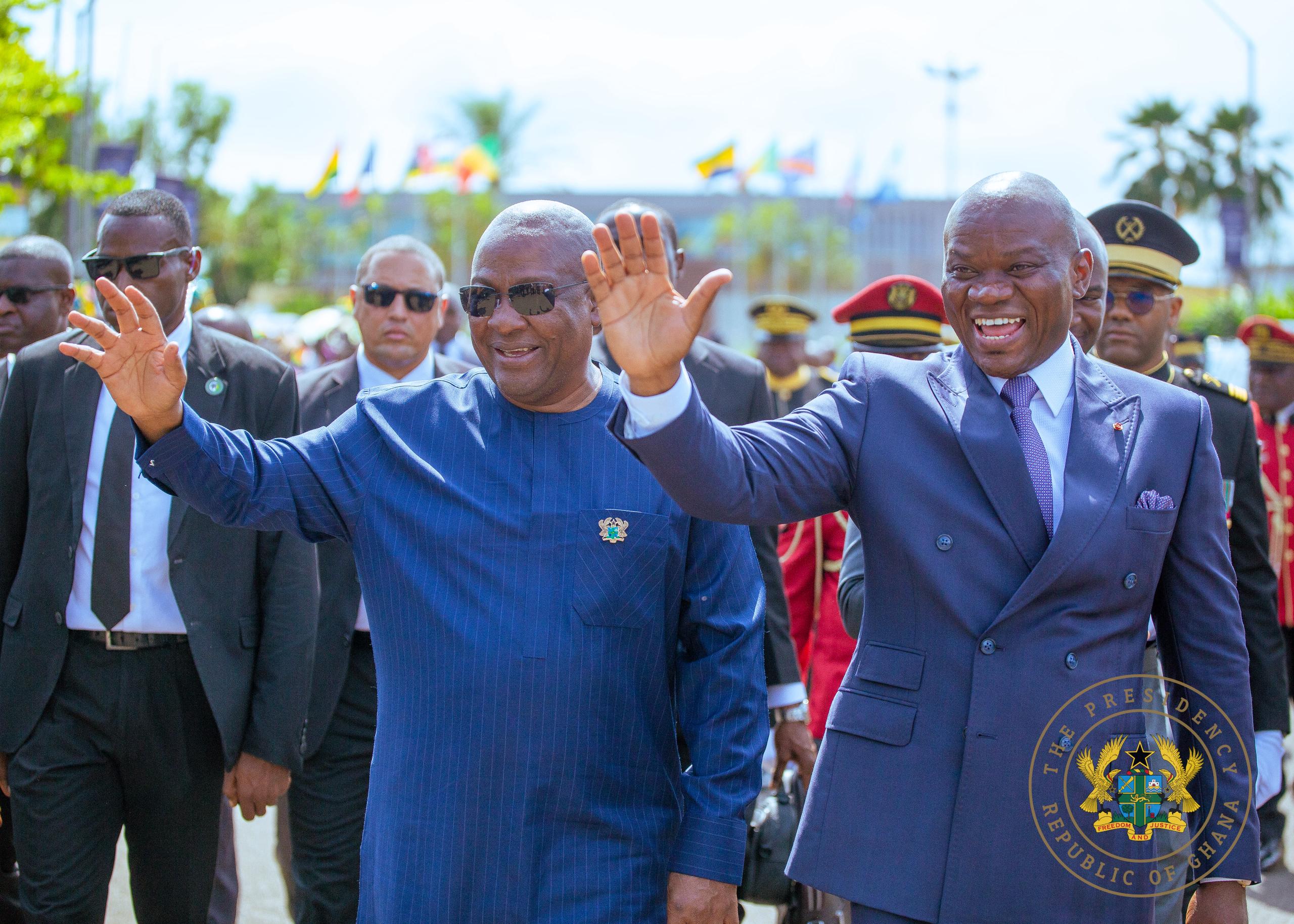 Mahama in Libreville for International Forum