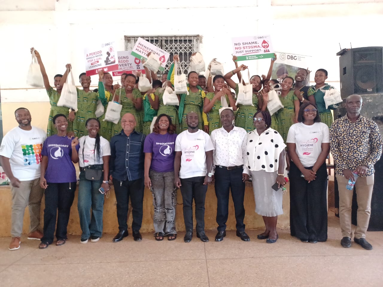 Development Bank Ghana distributes 10,000 sanitary pads to schoolgirls across four regions
