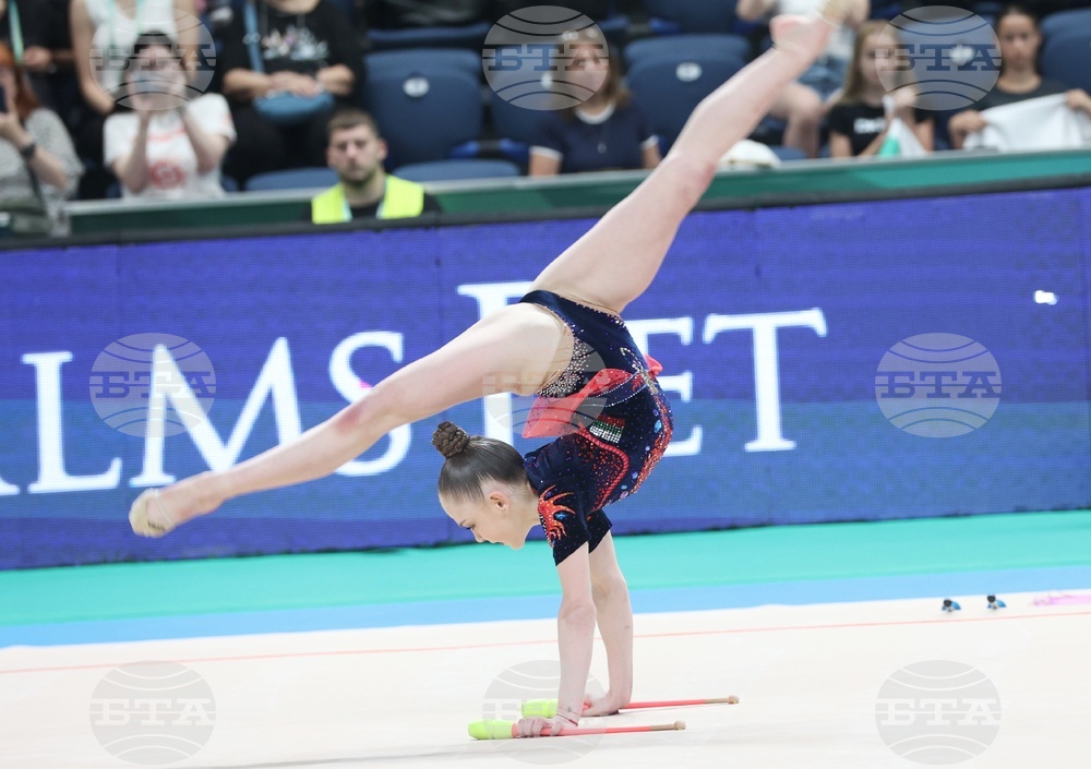 Bulgaria: Stiliyana Nikolova wins Gold in Clubs Final, Silver in Ribbon at 2026 European Championships in Rhythmic Gymnastics
