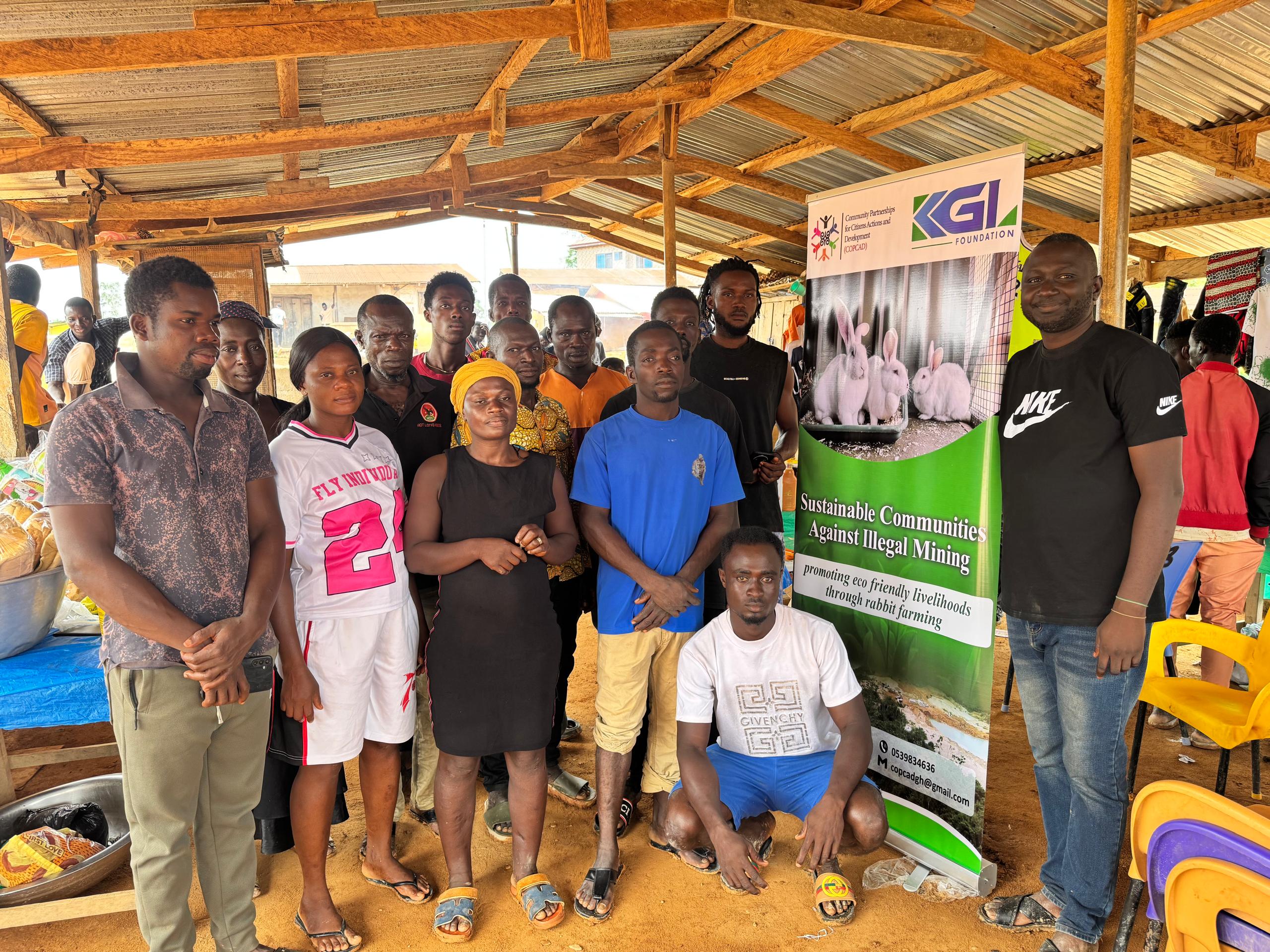 NGO introduces rabbit rearing as alternative livelihood to galamsey in Obrayebona 