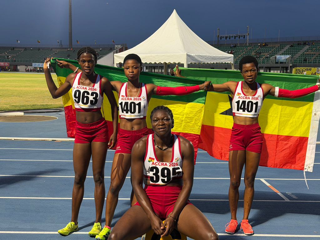 Ghana wins double bronze in 4x100m at 24th African Senior Athletics Championships