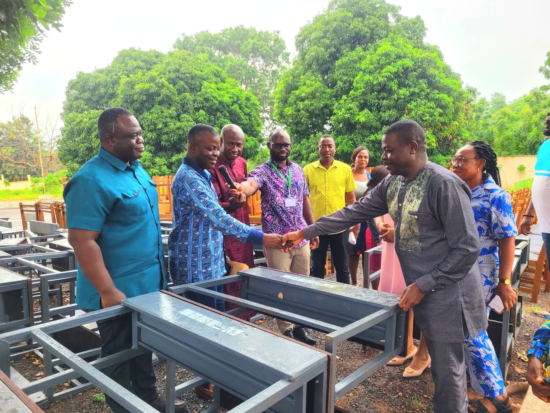 Yilo Krobo MCE Tackles Classroom Furniture Deficit