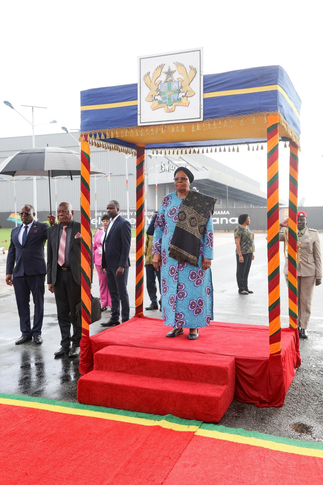 President Netumbo Nandi-Ndaitwah departs Accra 