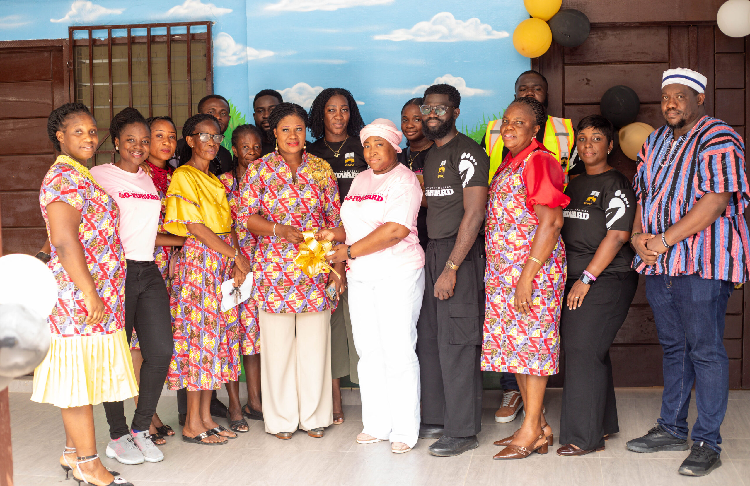 GNPC staff climax 40-year celebrations with school transformation project