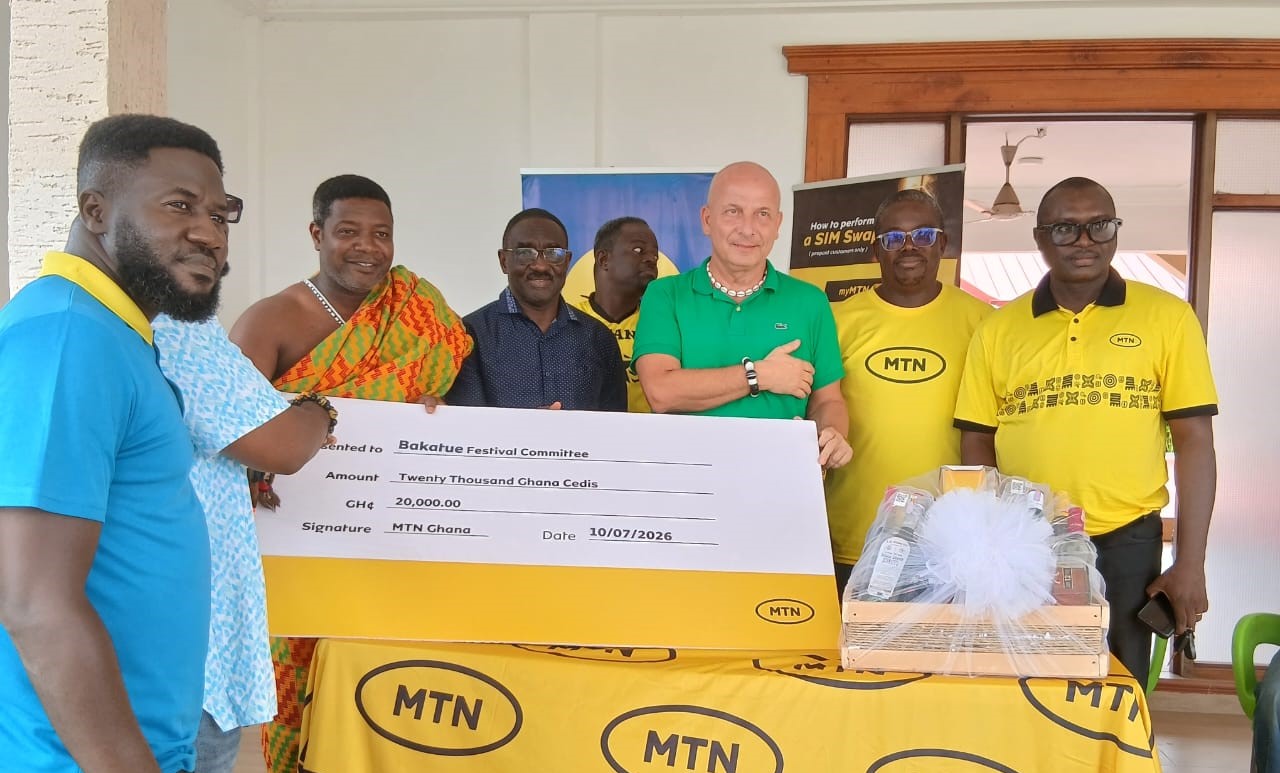 MTN Ghana supports Bakatue festival with GH¢20,000