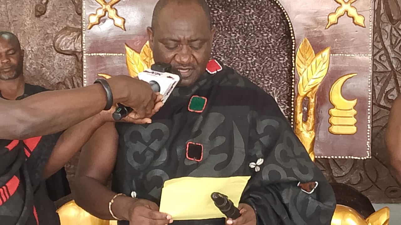 Development Associations in Sunyani congratulate Odeefour Ogyeamansan Boahen Korkor II 