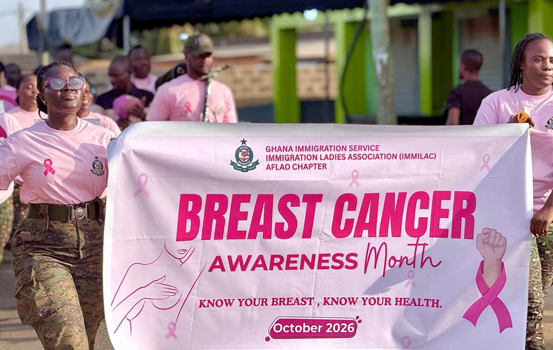IMMILAC Aflao Chapter organises breast cancer awareness walk