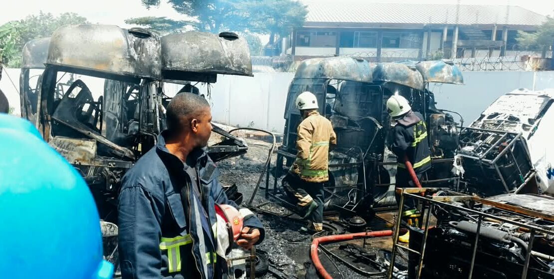 GNFS contains fire outbreak at warehouse in Takoradi