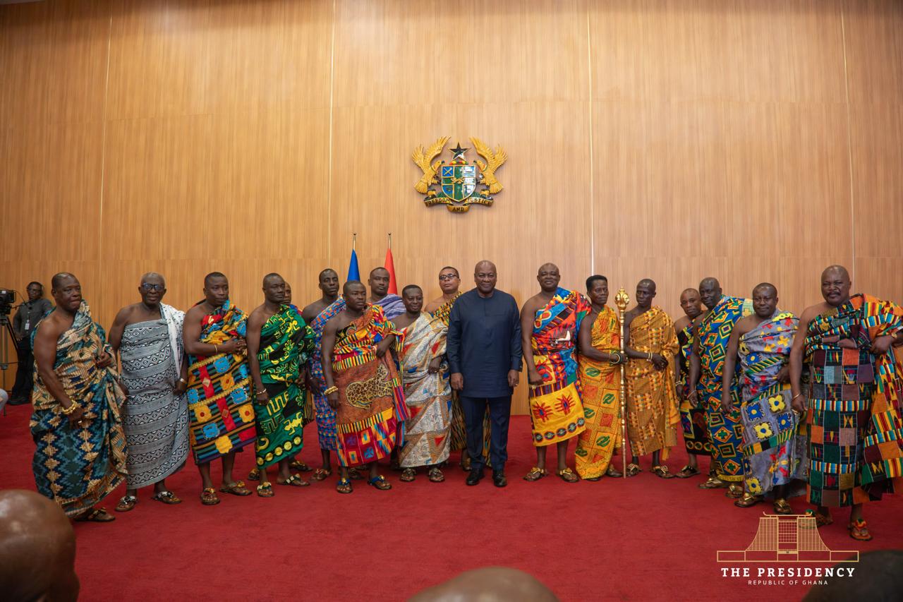 We need your support in the fight against illegal mining – Mahama appeals to chiefs