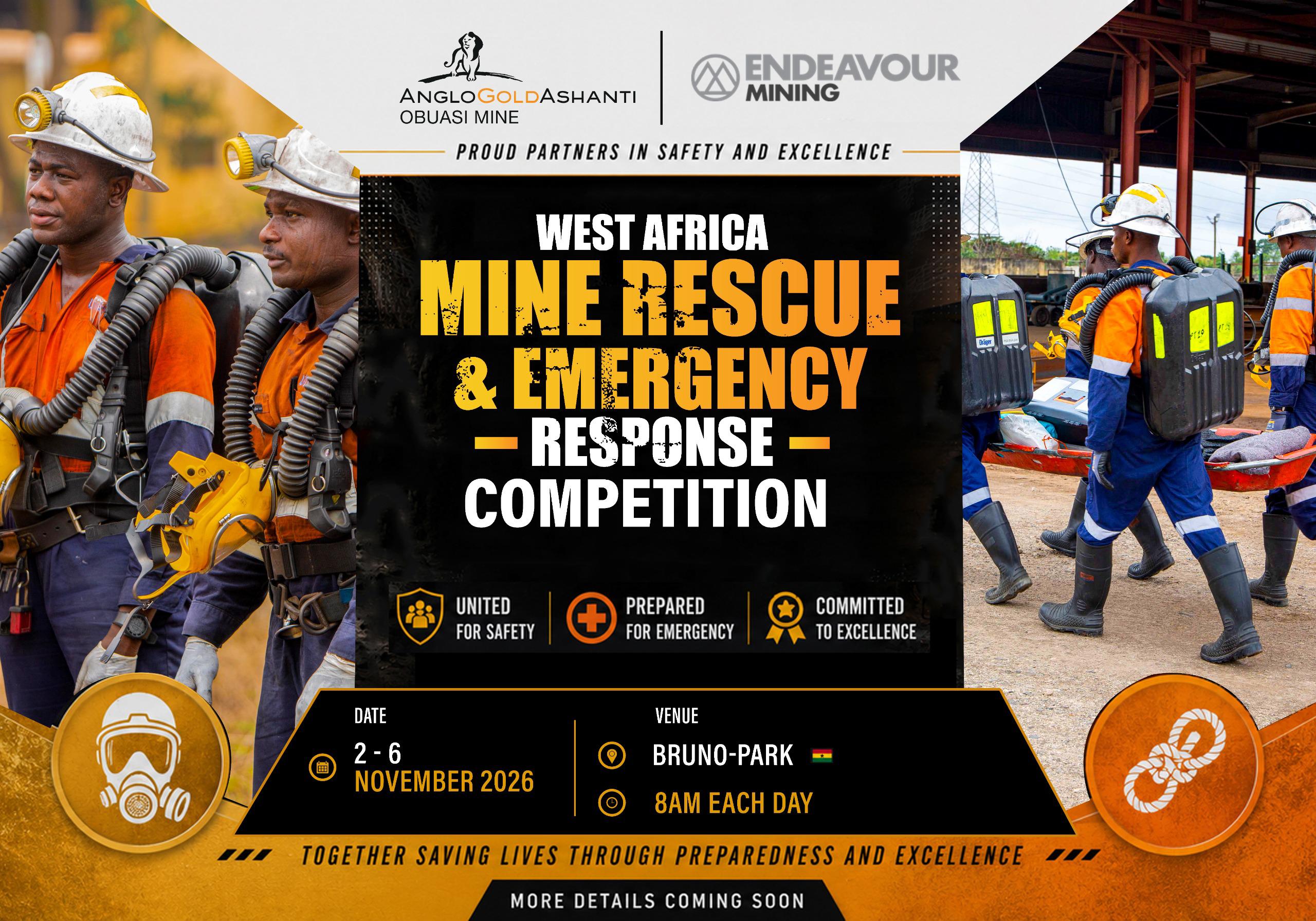 Host Agent AngloGold Ashanti Obuasi Mine to host maiden West Africa mine rescue ...